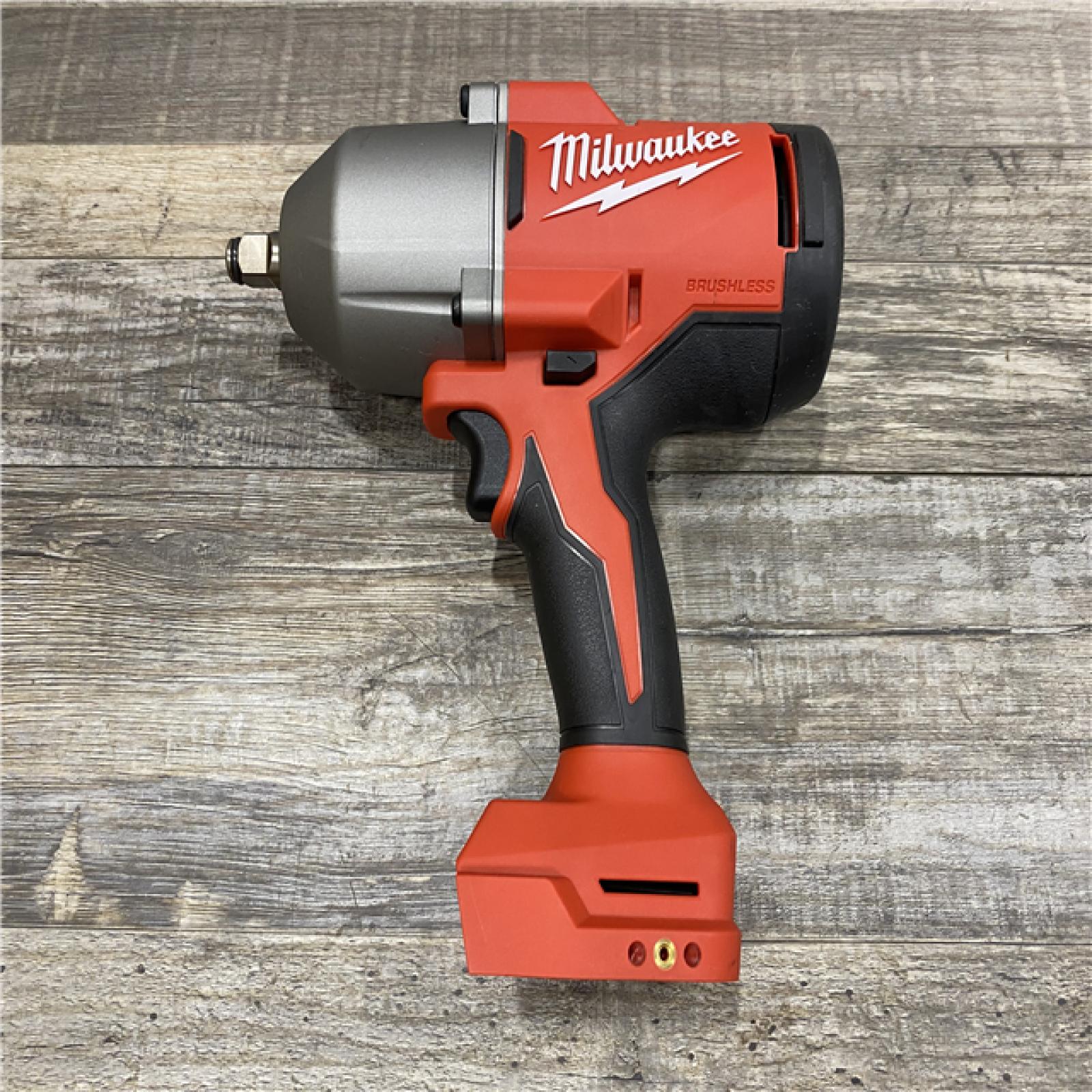 AS-IS Milwaukee 18-Volt Lithium-Ion Brushless 1/2 in. High Torque Impact Wrench with Friction Ring (Tool-Only)