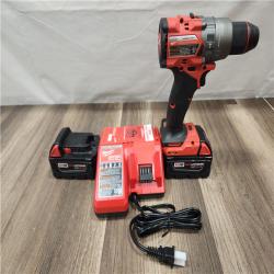 AS-IS- Milwaukee Hammer Drill Driver Kit with Batteries and Charger