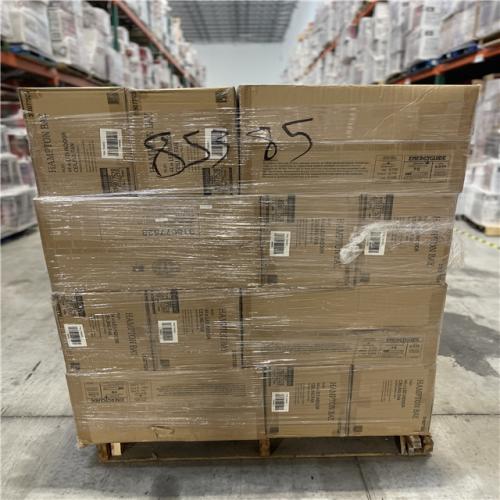 DALLAS LOCATION - Hampton Bay Riley 44 in. LED Brushed Nickel Indoor Ceiling Fan with Light Kit PALLET-(36 UNITS)