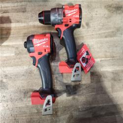 HOUSTON LOCATION - AS-IS (APPEARS LIKE NEW) Milwaukee FUEL 18V Lithium-Ion Brushless Cordless Hammer Drill and Impact Driver Combo Kit