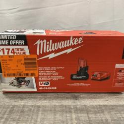 NEW - Milwaukee 12-Volt Lithium-Ion XC High Output 5.0 Ah Battery Pack with Charger Starter Kit