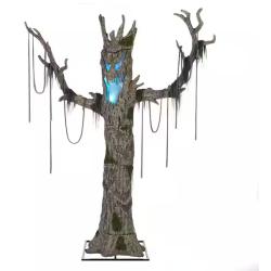 DALLAS LOCATION - Home Accents Holiday 9 ft. Gruesome Grounds Giant-Sized Color Changing LED Murderous Maple