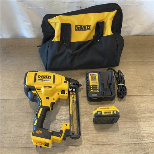 AS-IS DEWALT 20-Volt Max 16-Gauge Cordless Angled Finish Nailer Kit