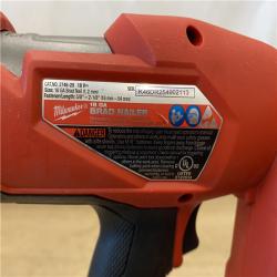 AS-IS Milwaukee FUEL 18-Volt Lithium-Ion Brushless Cordless Gen II 18-Gauge Brad Nailer (Tool-Only)