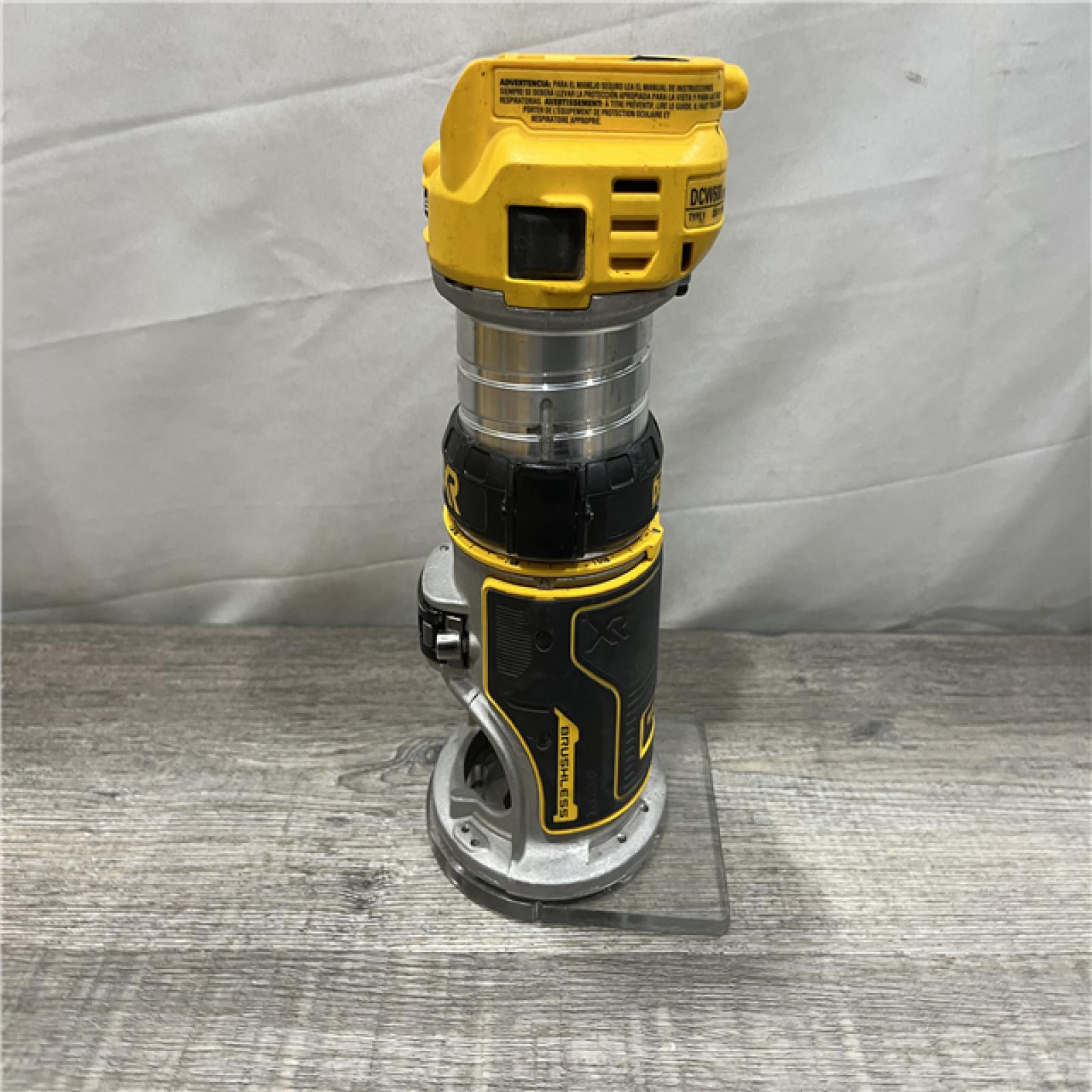 AS-IS DEWALT 20V MAX XR Cordless Brushless Fixed Base Compact Router (Tool Only)
