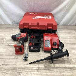 AS-IS Milwaukee FUEL 18V Lithium-Ion Cordless 1/2 in. Hammer Drill Driver Kit