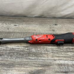 AS-IS Milwaukee FUEL 12V Lithium Ion Brushless 3/8 in. Drive Extended Reach Cordless Ratchet (Tool-Only)