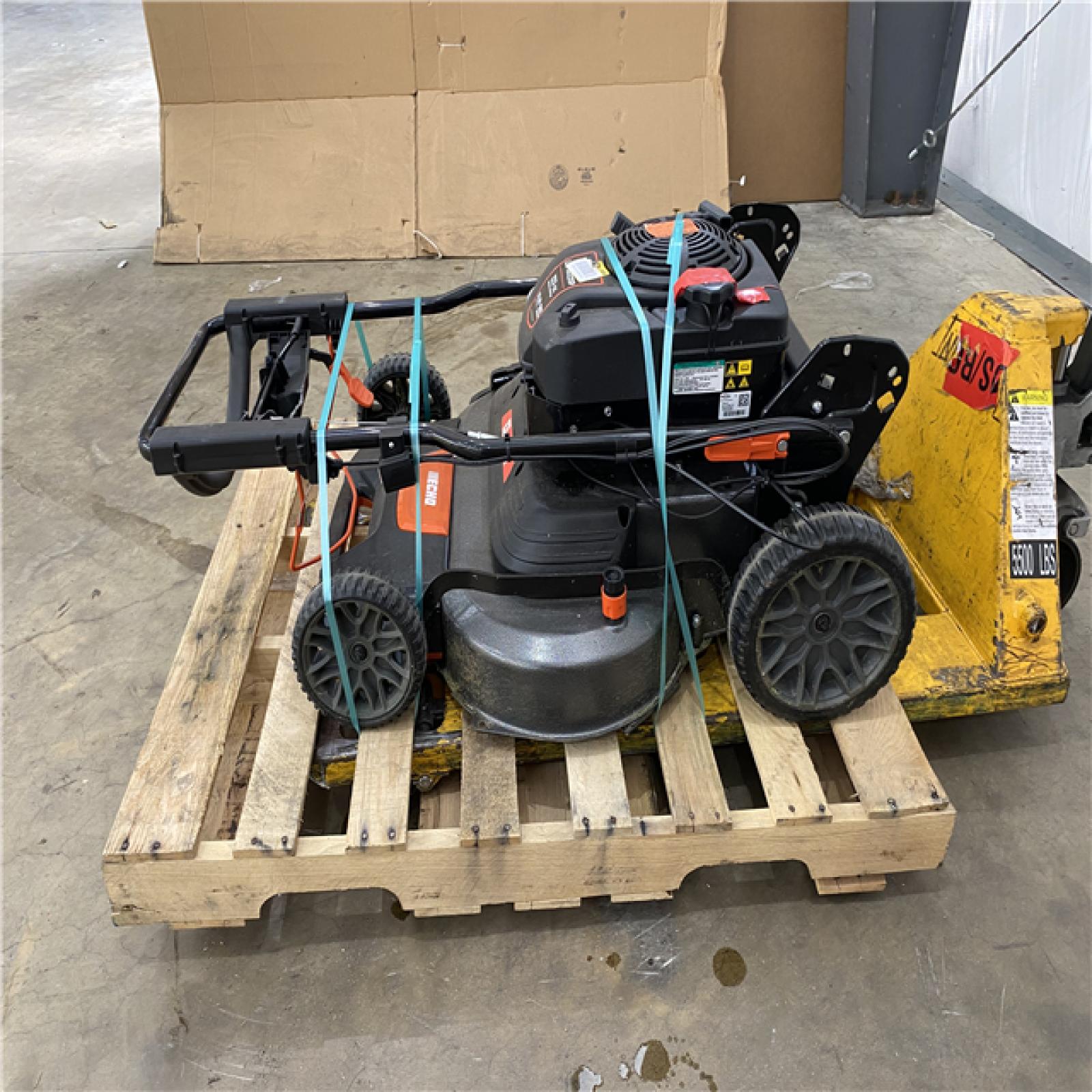 Houston Location AS IS - Echo 30 Steel Deck Double Blade Walk Behind Mower