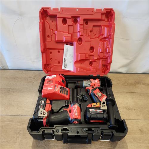 AS-IS- Milwaukee FUEL 18V Lithium-Ion Brushless Cordless Hammer Drill and Impact Driver Combo Kit