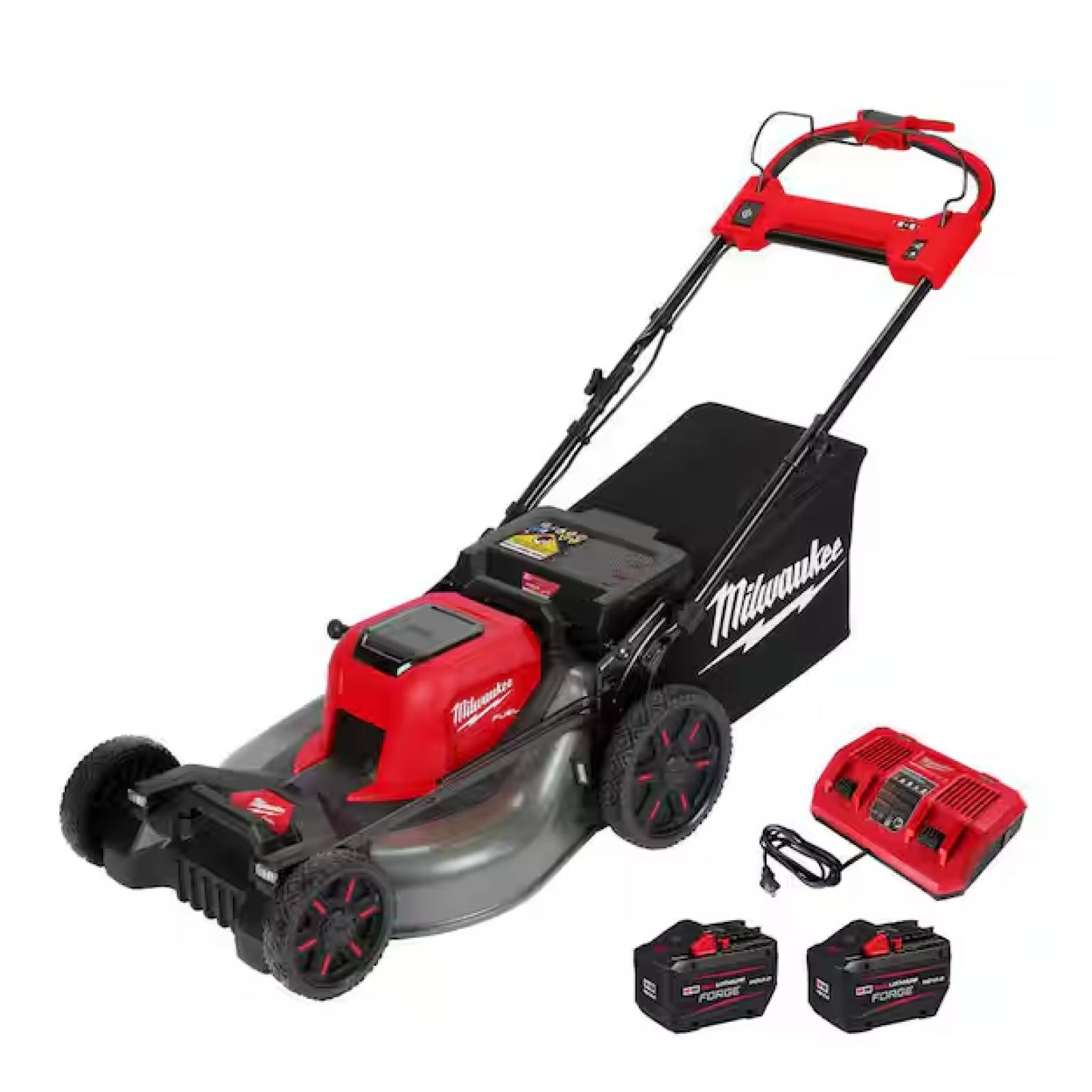 DALLAS LOCATION- NEW!- Milwaukee M18 FUEL 21 Self-Propelled Dual Battery Mower Kit