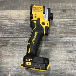 AS-IS DEWALT ATOMIC 20V MAX Lithium-Ion Cordless 1/4 in. Brushless Impact Driver Kit