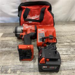 AS-IS Milwaukee FUEL 18V Lithium-Ion Brushless Cordless 1/2 in. Impact Wrench w/Friction Ring Kit