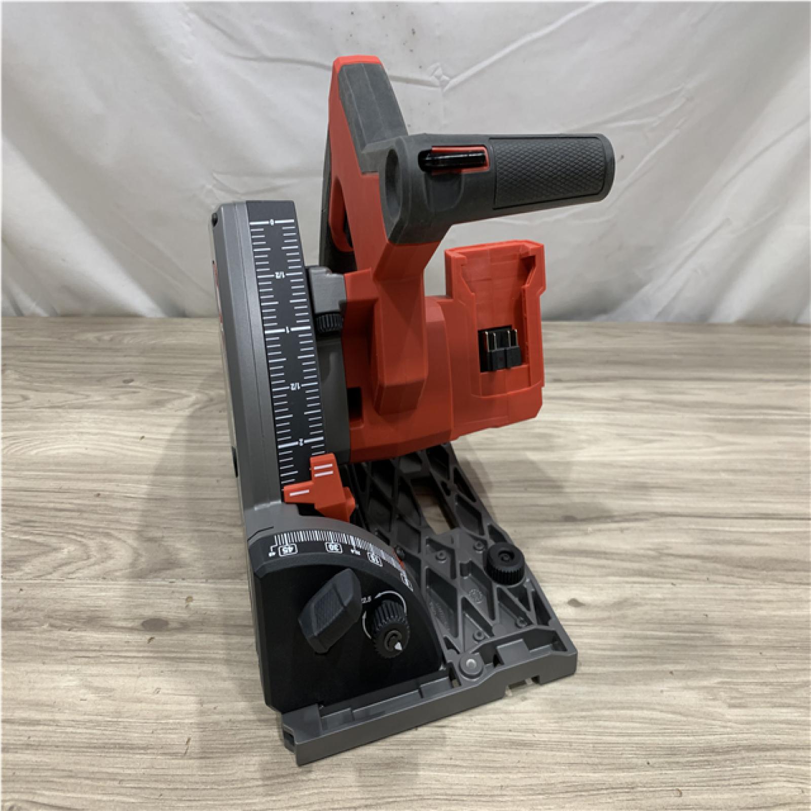 AS-IS Milwaukee FUEL 18V Lithium-Ion Cordless Brushless 6-1/2 in. Plunge Cut Track Saw (Tool-Only)