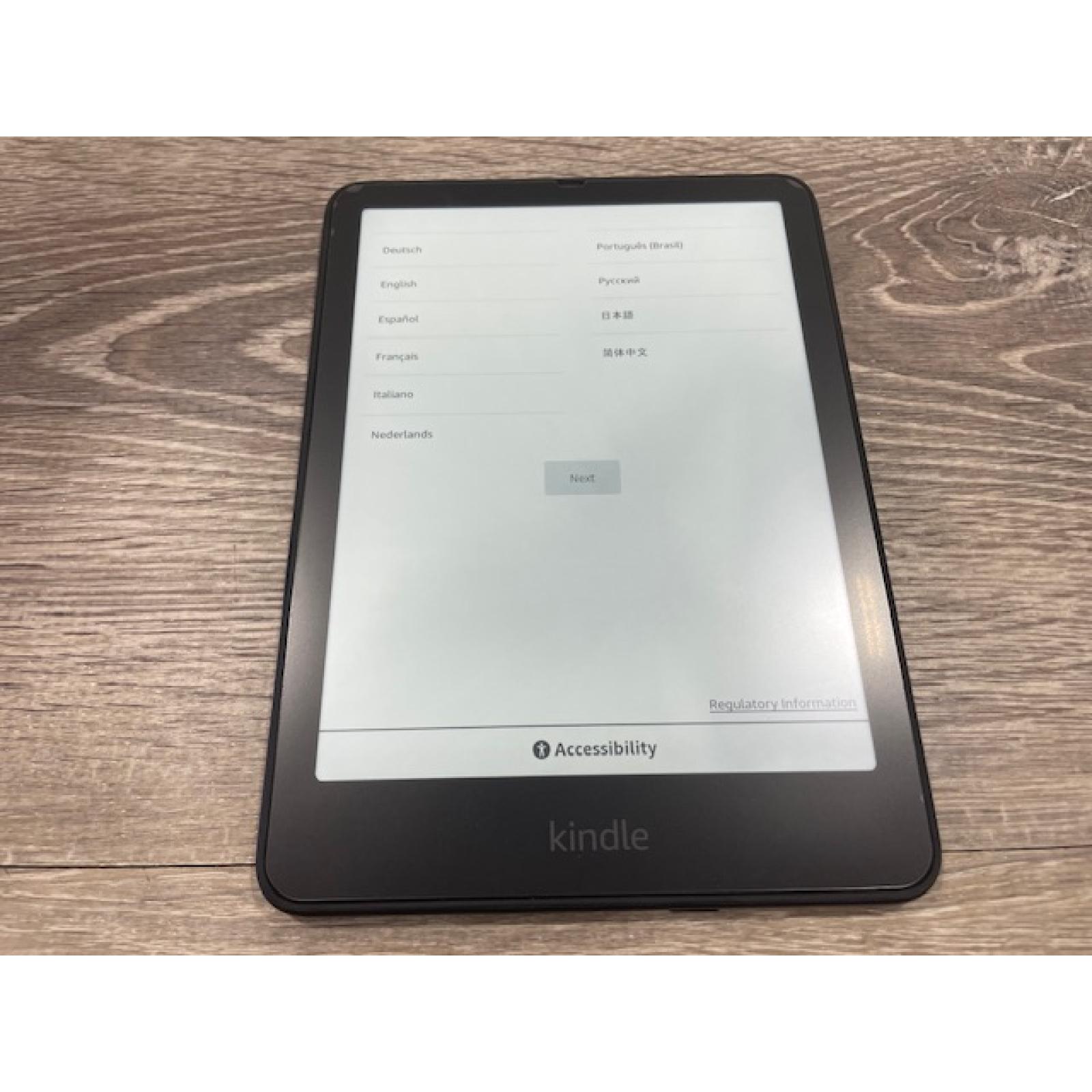 AS-IS Amazon Kindle Paperwhite Signature Edition (2024) - Metallic Black