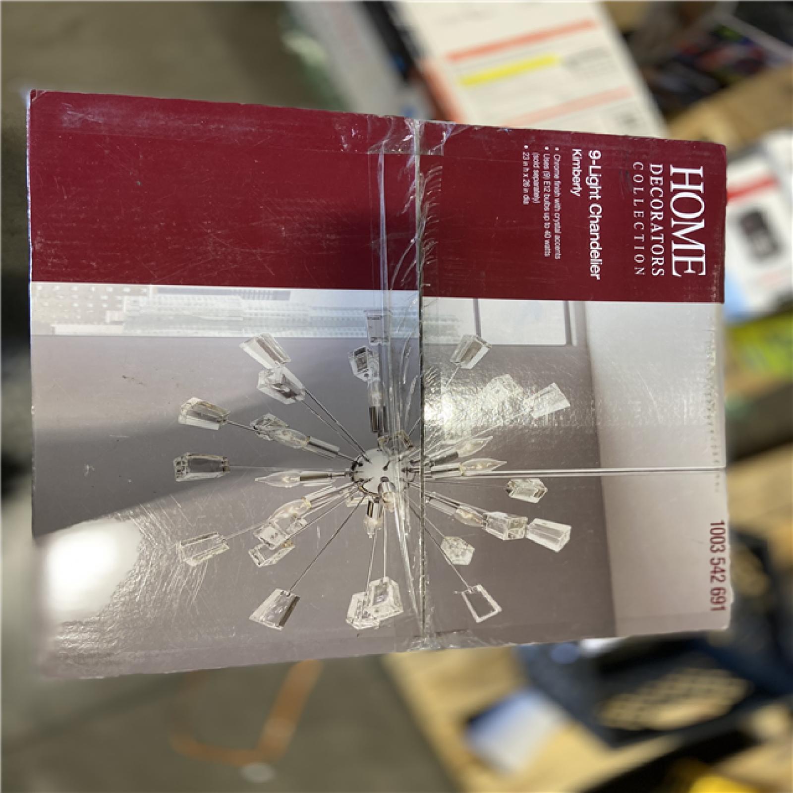 NEW! - Home Decorations Collection 9-Light Chandelier Kimberly