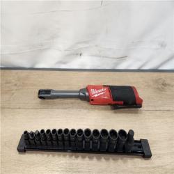 AS-IS- Milwaukee FUEL INSIDER 12V Lithium-Ion Brushless Cordless 1/4 in. - 3/8 in. Extended Reach Box Ratchet (Tool-Only)