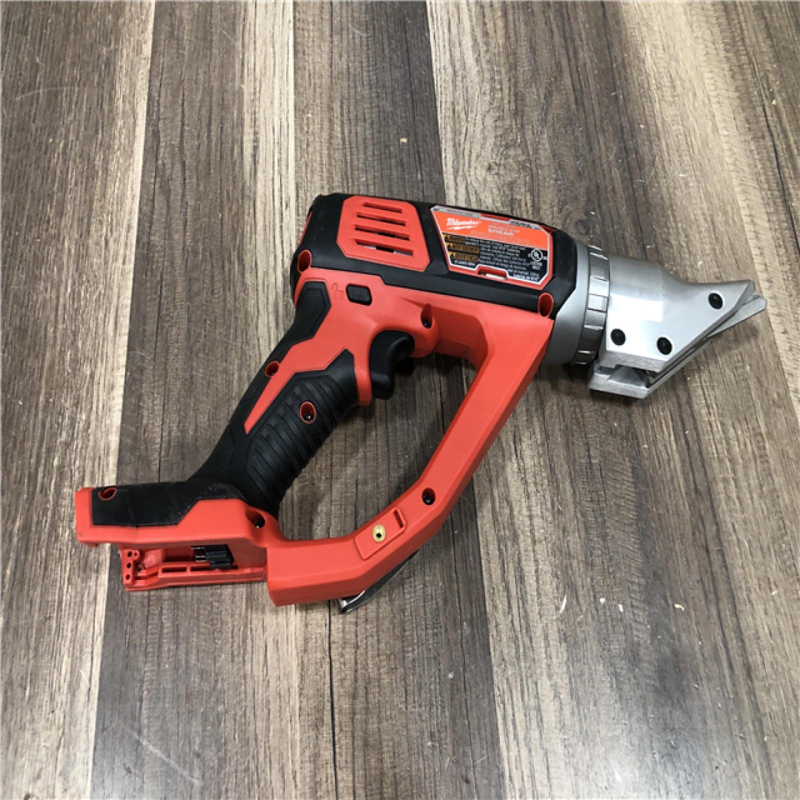 AS-IS Milwaukee 18-Volt Lithium-Ion Cordless 18-Gauge Double Cut Metal Shear (Tool-Only)