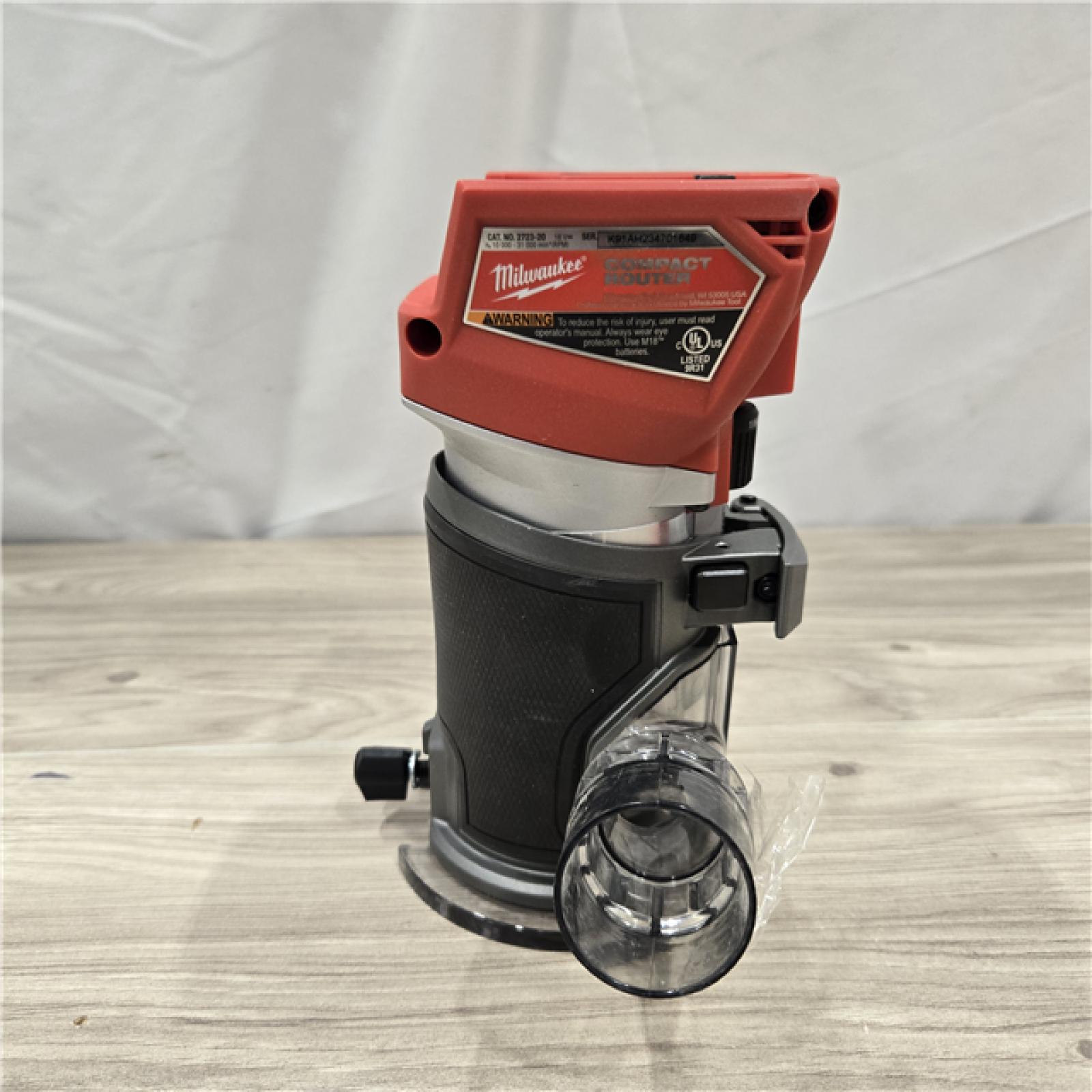 AS-IS Milwaukee M18 FUEL Compact Router (Tool-Only)