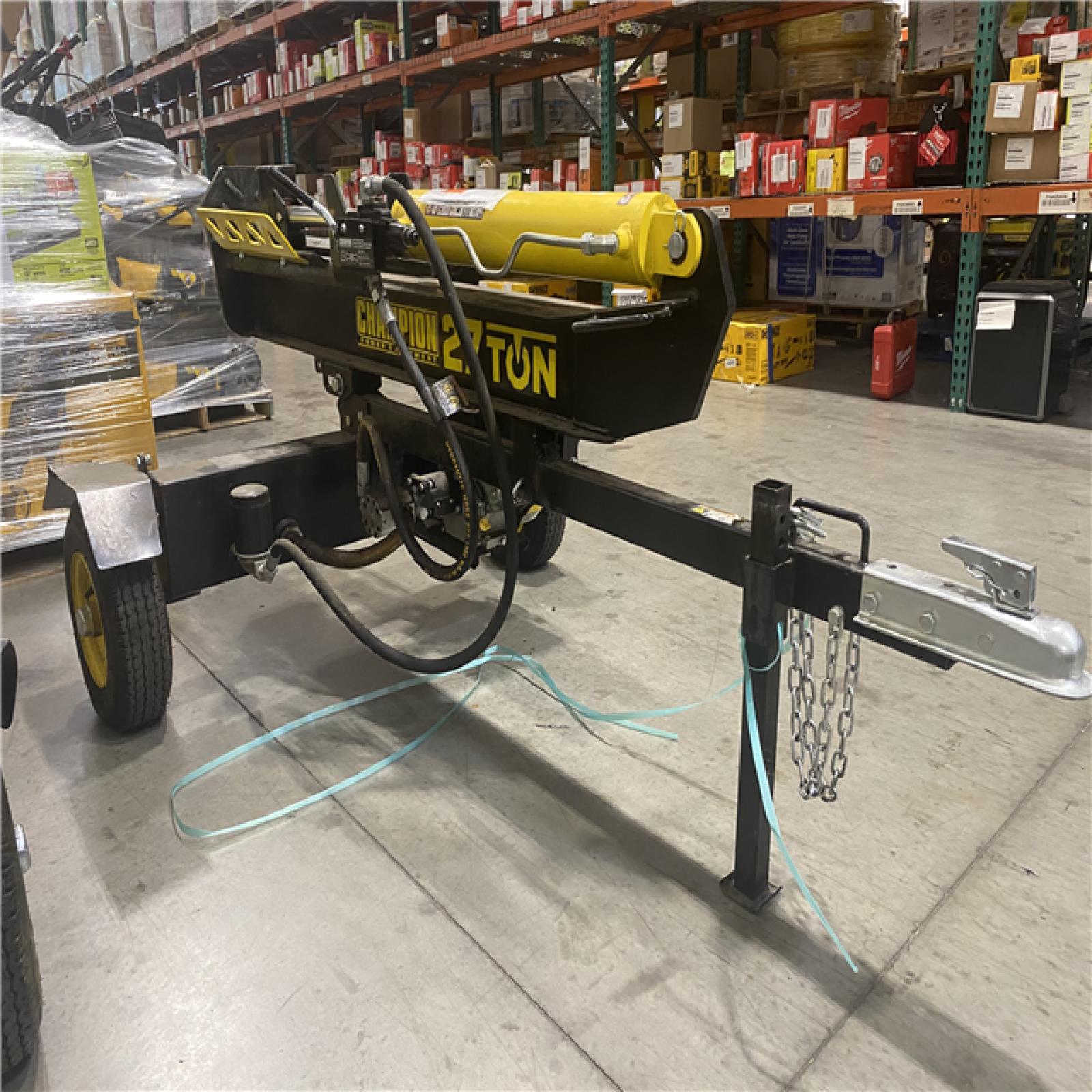 Dallas Location - As-Is Champion Power Equipment Towable 27-Ton Log Splitter