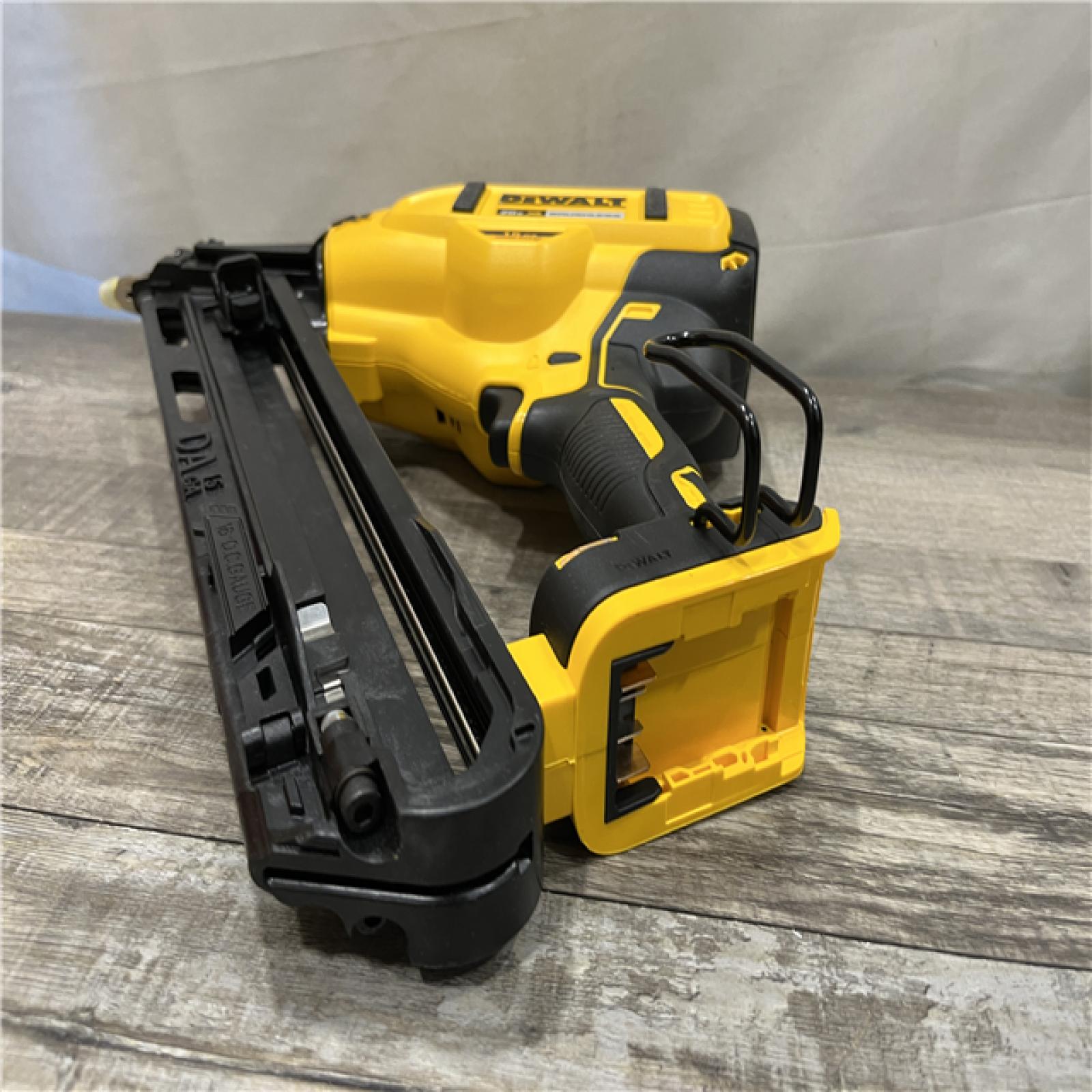 AS-IS DEWALT Cordless 20V MAX XR Angled Finish Nailer (Tool Only)