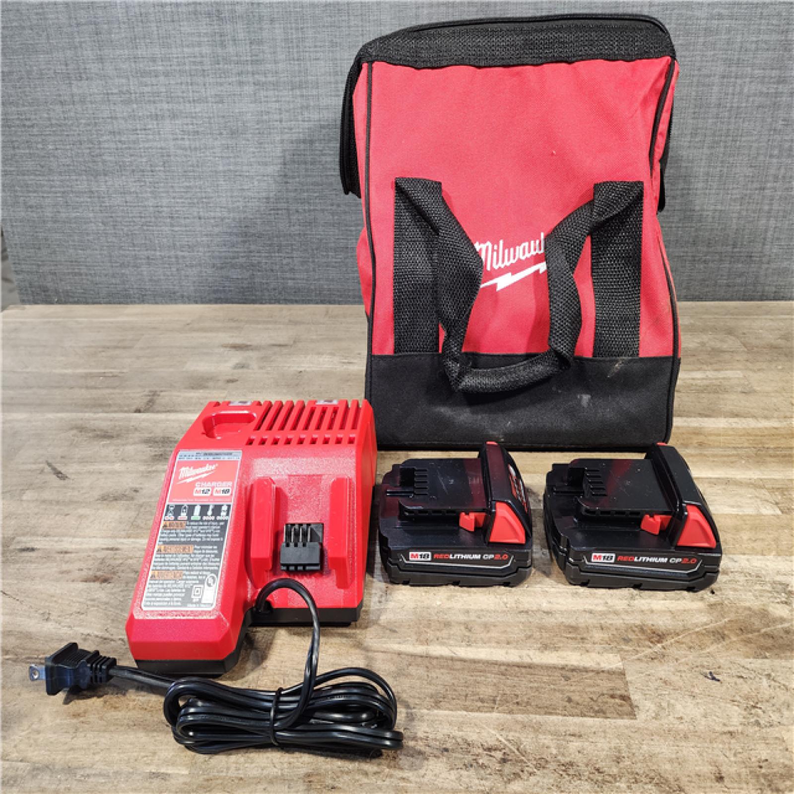HOUSTON LOCATION - AS-IS Milwaukee M18 18V Lithium-Ion Brushless Cordless Compact Drill/Impact Combo Kit