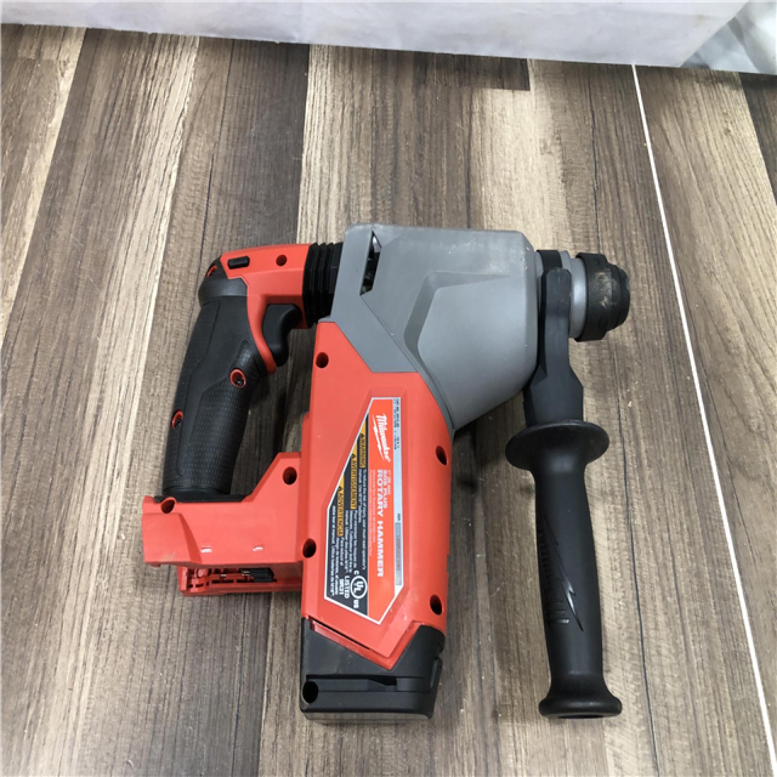 AS-IS Milwaukee  FUEL 18V Lithium-Ion Brushless Cordless 1 in. SDS-Plus Rotary Hammer (Tool-Only)