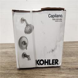 Phoenix Location NEW KOHLER Capilano Single-Handle 3-Spray Tub and Shower Faucet in Vibrant Brushed Nickel (Valve Included)