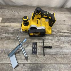 AS-IS DEWALT 20V MAX XR Cordless Brushless 3-1/4 in. Planer (Tool Only)