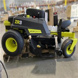 DALLAS LOCATION - AS-IS RYOBI ZR3 80V HP Brushless Electric 42 in. Zero Turn Riding Mower with (2) 14.0 Ah Batteries and Charger