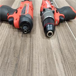 AS-IS Milwaukee 3497-22 12V Brushless Hammer Drill and Impact Driver Combo Kit
