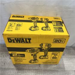 NEW - DEWALT 20V MAX Brushless 1/2 in. Drill Driver & 1/4 in. Impact Driver Kit