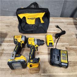 Houston Location AS-IS DEWALT 20V XR Lithium-Ion Cordless 2-Tool Combo Kit
