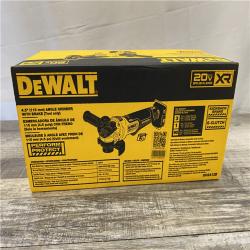 NEW - DEWALT 20V MAX XR Cordless Brushless 4.5 in. Paddle Switch Small Angle Grinder with Kickback Brake (Tool Only)