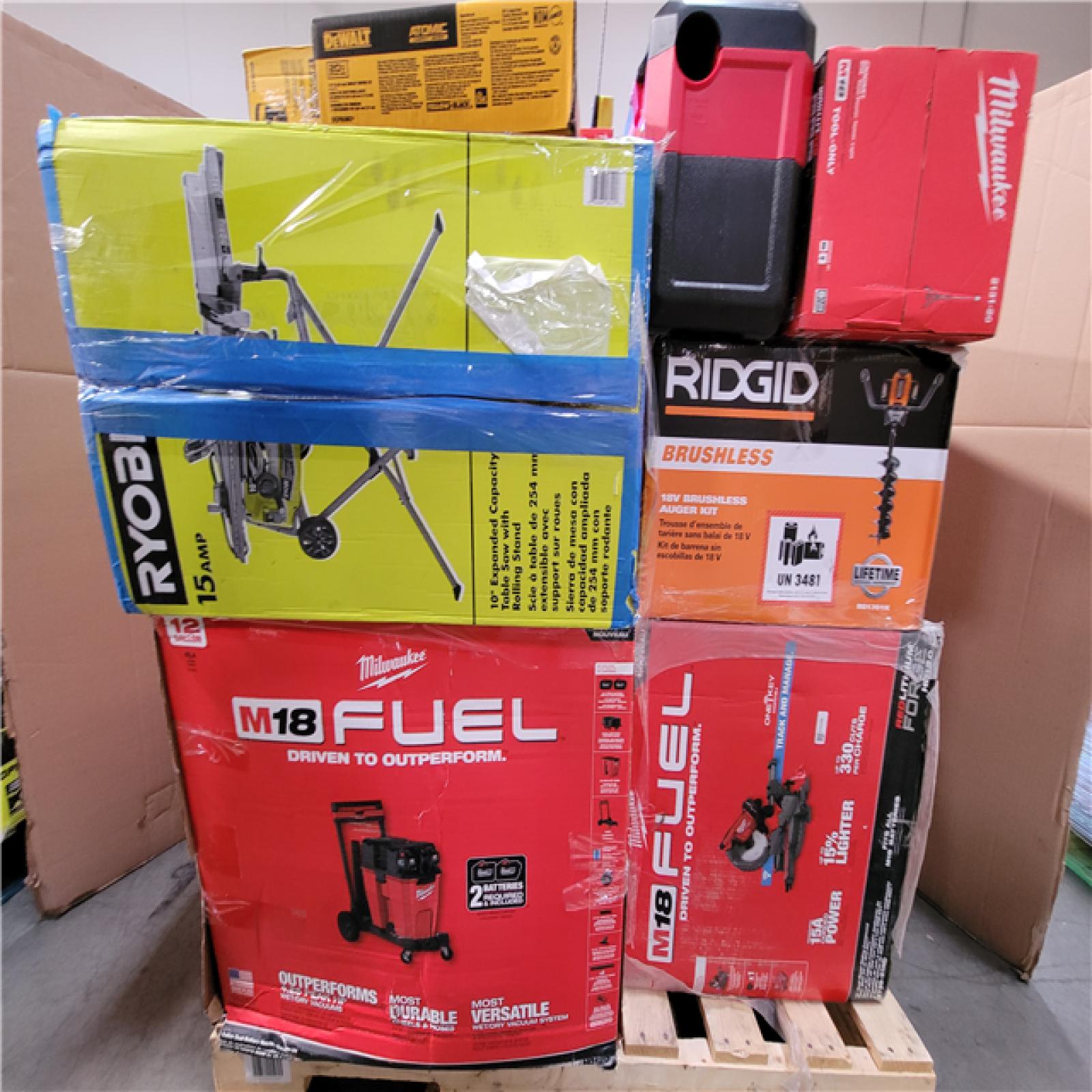 CALIFORNIA AS-IS TOOL PALLET