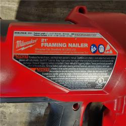 HOUSTON LOCATION - AS-IS Milwaukee 2744-20 M18 FUEL 3-1/2 in. 18V 21-Degree Lithium-Ion Brushless Cordless Framing Nailer (Tool-Only)