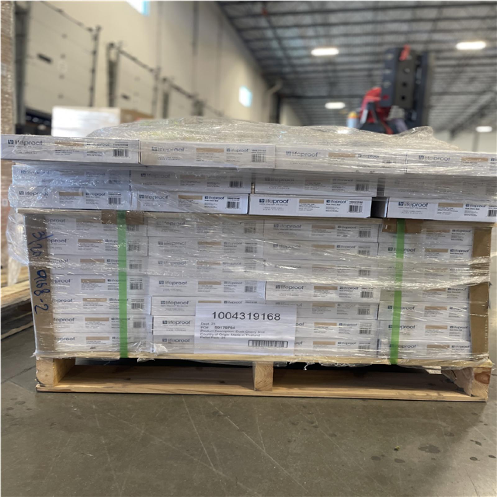 DALLAS LOCATION - Lifeproof Dusk Cherry 6 MIL x 8.7 in. W x 48 in. L Click Lock Waterproof Luxury Vinyl Plank Flooring (20.1 sqft/case) PALLET-(40 CASES)