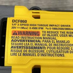 AS-IS DEWALT 20V MAX XR Cordless Impact Driver (Tool Only)