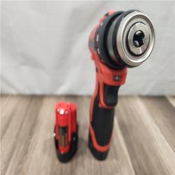 AS-IS- Milwaukee Tool M12 3/8 in. Brushless Cordless Drill/Driver Kit (Battery & Charger)