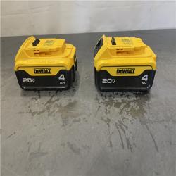 AS-IS - DEWALT 20V MAX Premium Lithium-Ion 4.0Ah Battery Pack (2 Pack)