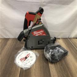 AS-IS Milwaukee FUEL 18V Lithium-Ion Cordless Brushless 6-1/2 in. Plunge Cut Track Saw (Tool-Only)