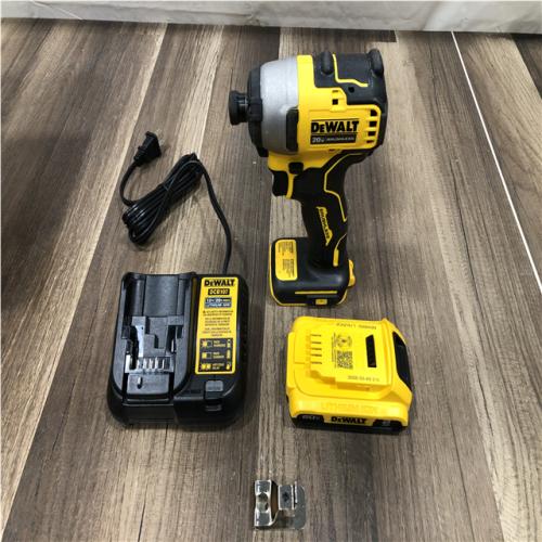 AS-IS DEWALT Atomic 20V Max Lithium-Ion Brushless Cordless Compact 1/4 in. Impact Driver Kit