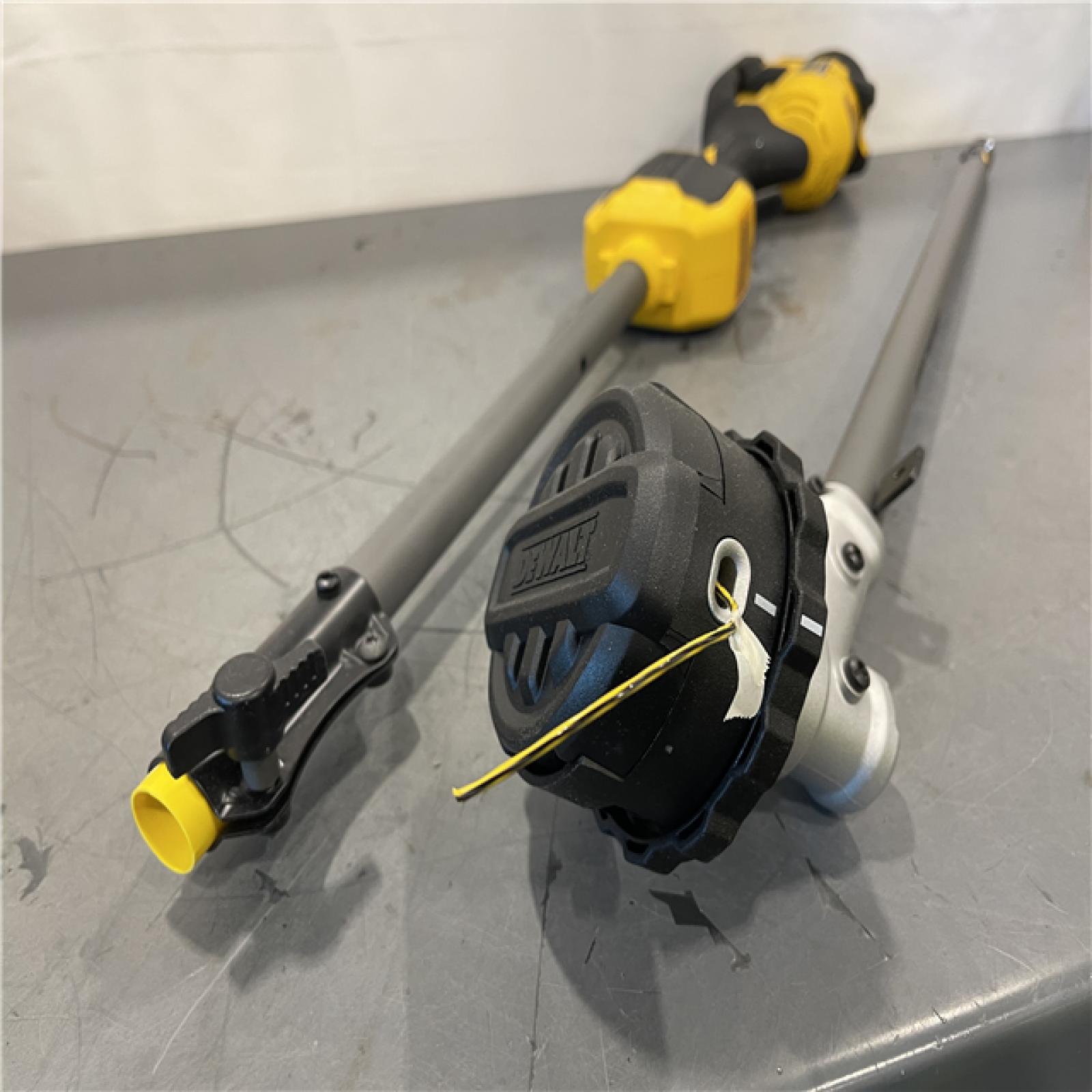 AS-IS - DEWALT FLEXVOLT 60V MAX 17 in. Cordless Battery Powered Attachment Capable Trimmer Kit