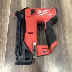 AS-IS Milwaukee FUEL 12-Volt Lithium-Ion Brushless Cordless 18-Gauge 1-1/2 in. Compact Brad Nailer (Tool Only)