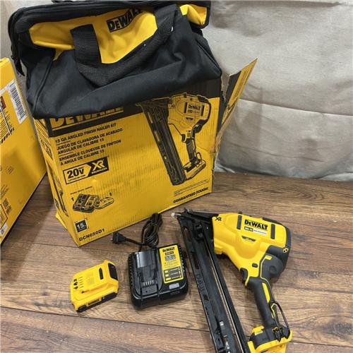 AS-IS DEWALT 20V MAX XR 15 Ga. Cordless 34 Deg Nailer 20 V