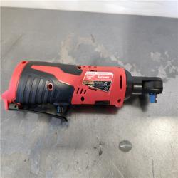 AS-IS- Milwaukee M12 12V Lithium-Ion Cordless 3/8 in. Ratchet (Tool-Only)