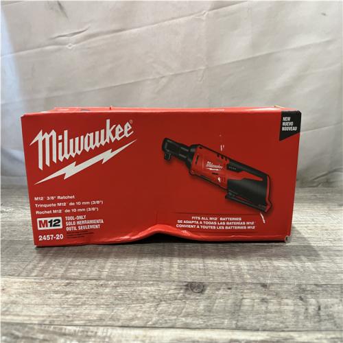 NEW - Milwaukee 12V Lithium-Ion Cordless 3/8 in. Ratchet (Tool-Only)