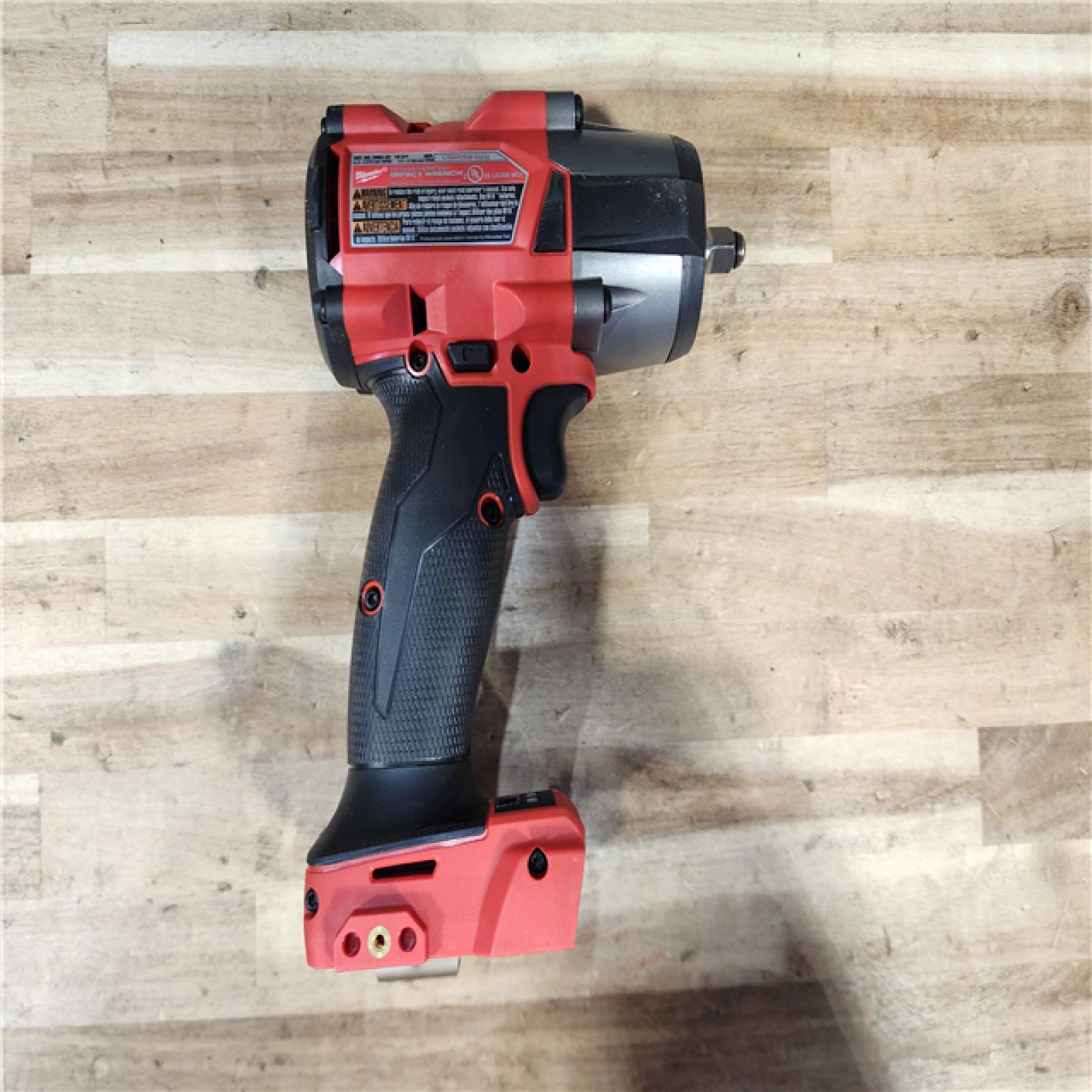 HOUSTON LOCATION - AS-IS Milwaukee FUEL GEN-2 18V Lithium-Ion Mid Torque Brushless Cordless 3/8 in. Impact Wrench with Friction Ring (Tool-Only)