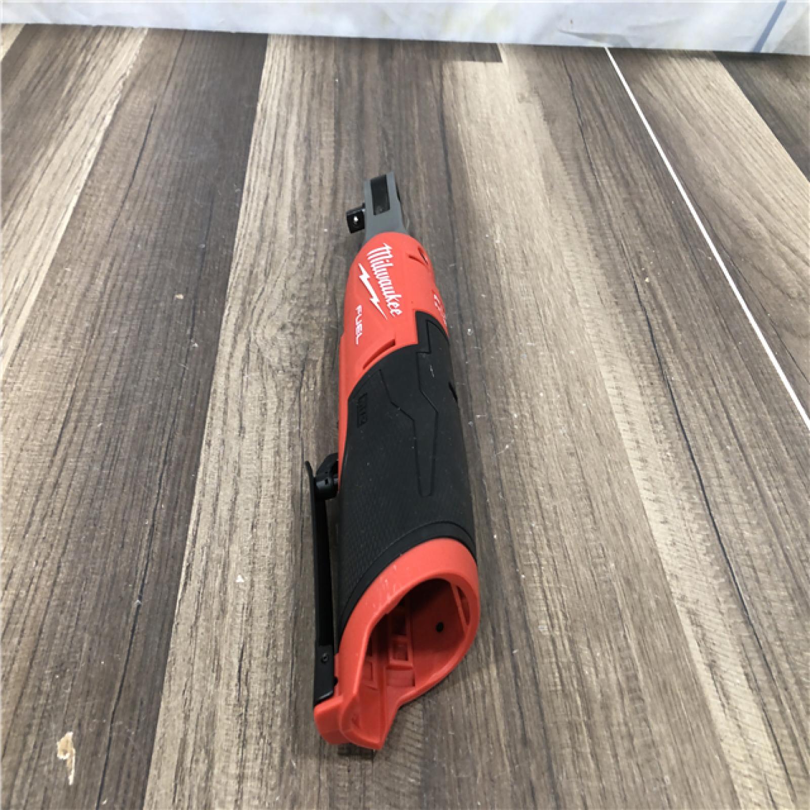 AS-IS Milwaukee FUEL 12-Volt Lithium-Ion Brushless Cordless High Speed 3/8 in. Ratchet (Tool-Only)