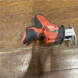 AS-IS Milwaukee 2420-21 - M12 Fuel Hackzall 1/2  12V 1.5Ah Cordless Straight Handle Reciprocating Saw Kit