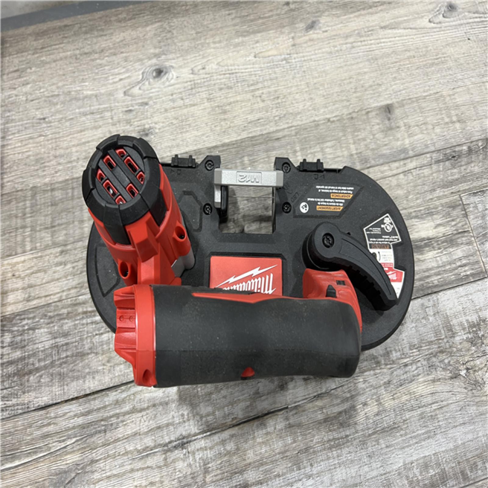AS-IS Milwaukee 2429-20 M12 12V Cordless Lithium-Ion Sub-Compact Band Saw (Tool Only)